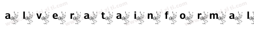 alveratainformal字体转换