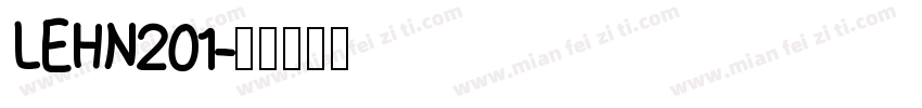 LEHN201字体转换