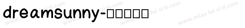 dreamsunny字体转换