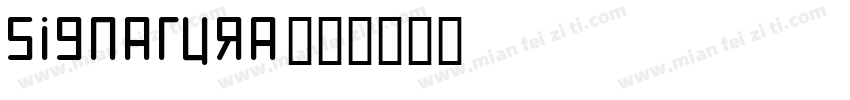 Signatura字体转换