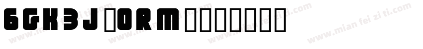 BGKEJ_ORM_字体转换