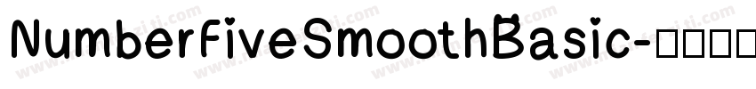 NumberFiveSmoothBasic字体转换