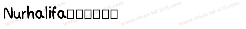 Nurhalifa字体转换