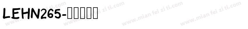 LEHN265字体转换