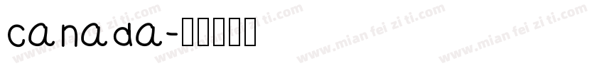 canada字体转换