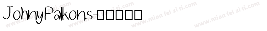 JohnyPalkons字体转换