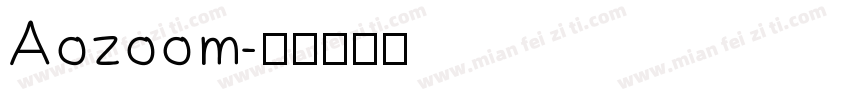 Aozoom字体转换