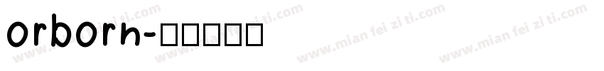 orborn字体转换