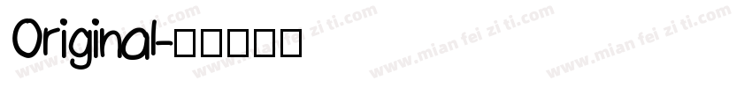 Original字体转换