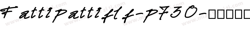 Fattipattiflf-p73O字体转换