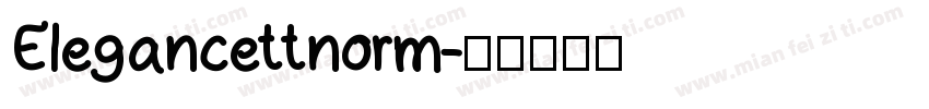 Elegancettnorm字体转换