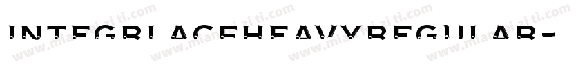 INTEGRLACFHEAVYREGULAR字体转换