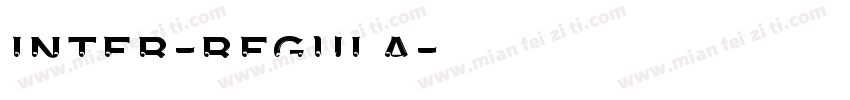 inter-regula字体转换