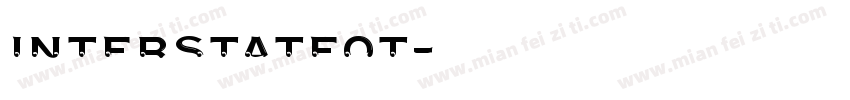 interstate0t字体转换