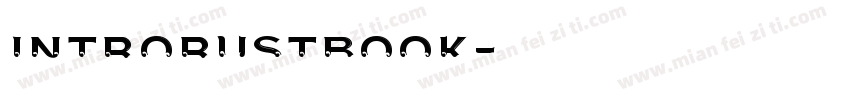 introrustbook字体转换