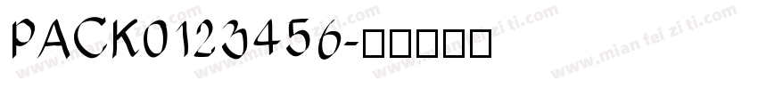 PACK0123456字体转换