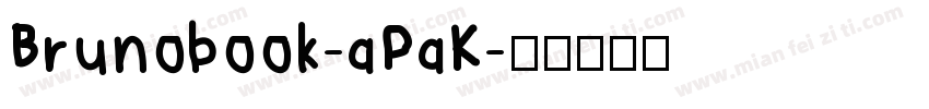Brunobook-aPaK字体转换