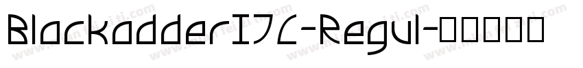 BlackadderITC-Regul字体转换