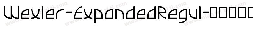 Wexler-ExpandedRegul字体转换