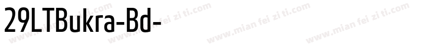 29LTBukra-Bd字体转换