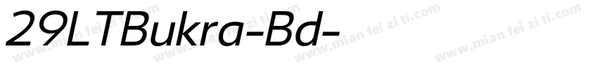 29LTBukra-Bd字体转换