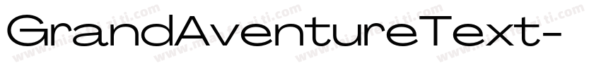 GrandAventureText字体转换