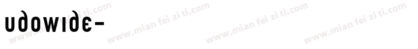 UdoWide字体转换