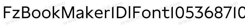 FzBookMaker1DlFont10536871098字体转换