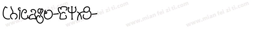 Chicago-EYx9字体转换