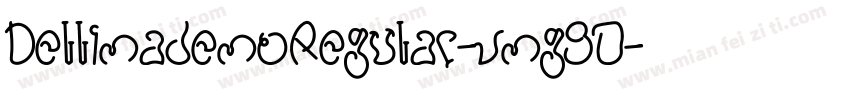DellimademoRegular-vmg9O字体转换