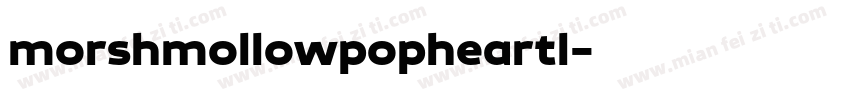 morshmollowpopheartl字体转换