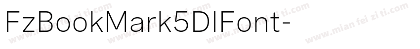 FzBookMark5DIFont字体转换