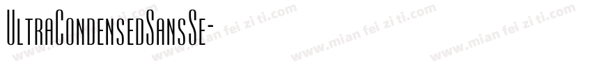 UltraCondensedSansSe字体转换