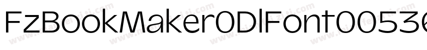 FzBookMaker0DlFont00536870950字体转换
