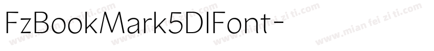 FzBookMark5DIFont字体转换