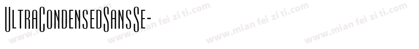 UltraCondensedSansSe字体转换
