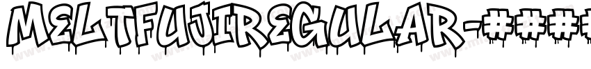 MeltFujiRegular字体转换