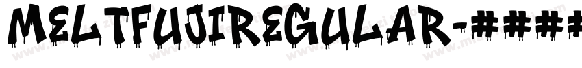 MeltFujiRegular字体转换