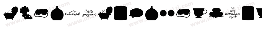 spankysbungalowblanco字体转换