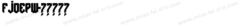 fjoepw字体转换