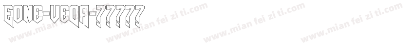 Eone-ve0A字体转换