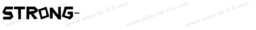 strong字体转换