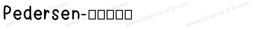 Pedersen字体转换