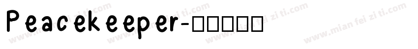 Peacekeeper字体转换
