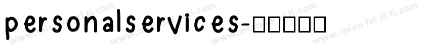personalservices字体转换