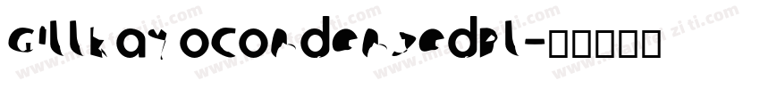 GillKayoCondensedPl字体转换