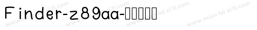 Finder-z89aa字体转换