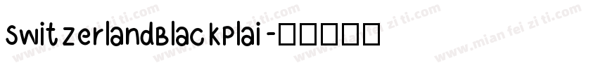 SwitzerlandBlackPlai字体转换