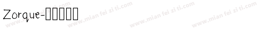 Zorque字体转换