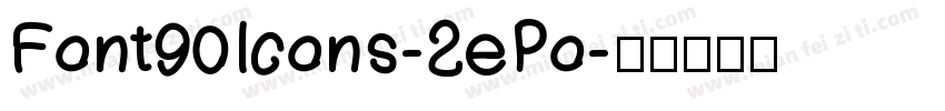 Font90Icons-2ePo字体转换